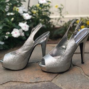 Silver heels